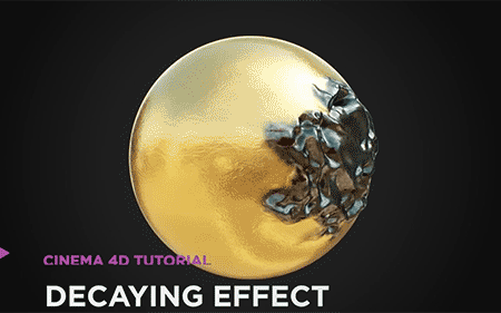 C4D教程！教你制作3D物体腐蚀特效（含项目文件下载）