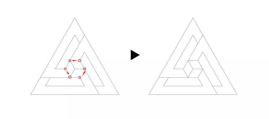 这LOGO怎么做？第16期-矛盾空间三角形LOGO怎么画？