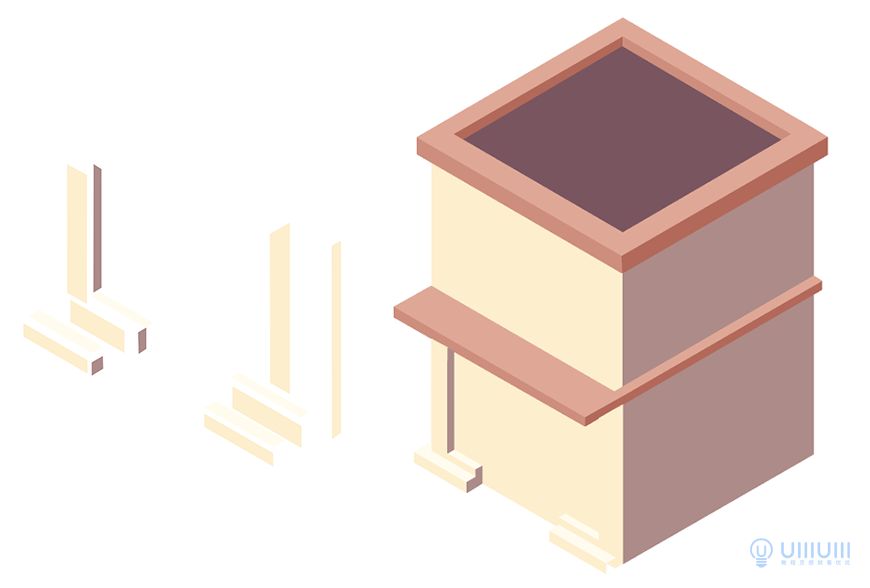 AI教程！教你绘制2.5D等距视角可爱小房子！