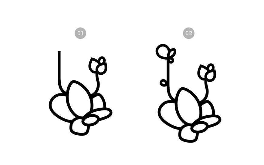 AI入门教程！教你绘制多肉植物扁平风线体插画