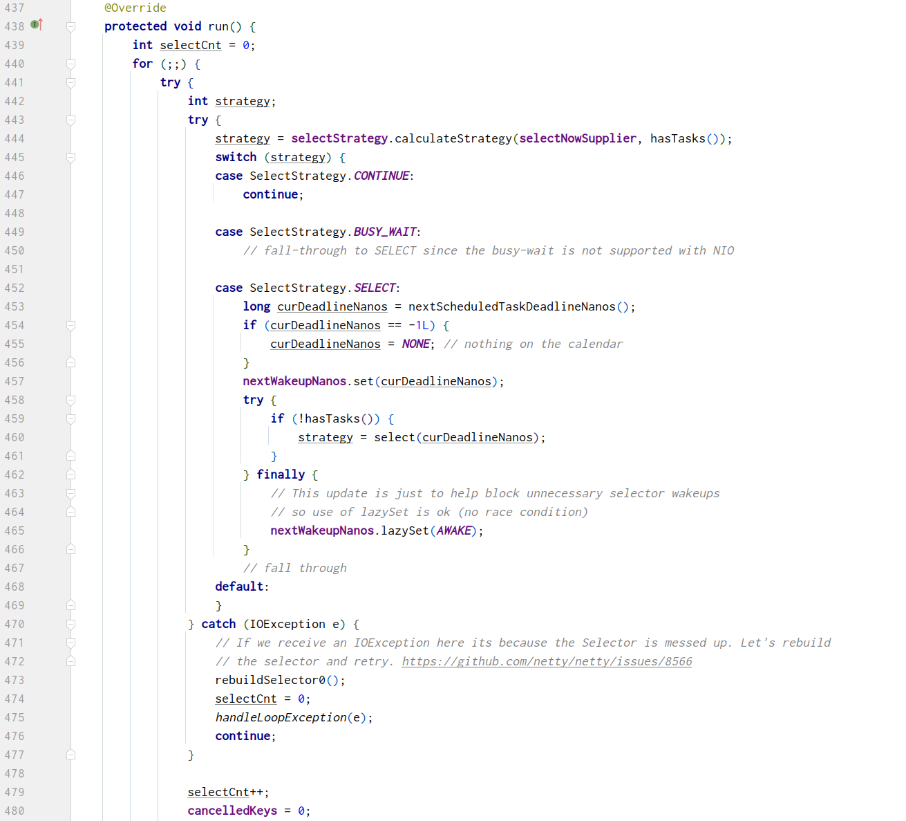 Netty源码研究笔记（4）——EventLoop系列