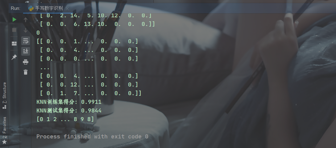 【python】机器学习算法(KNN)入门——手写数字识别